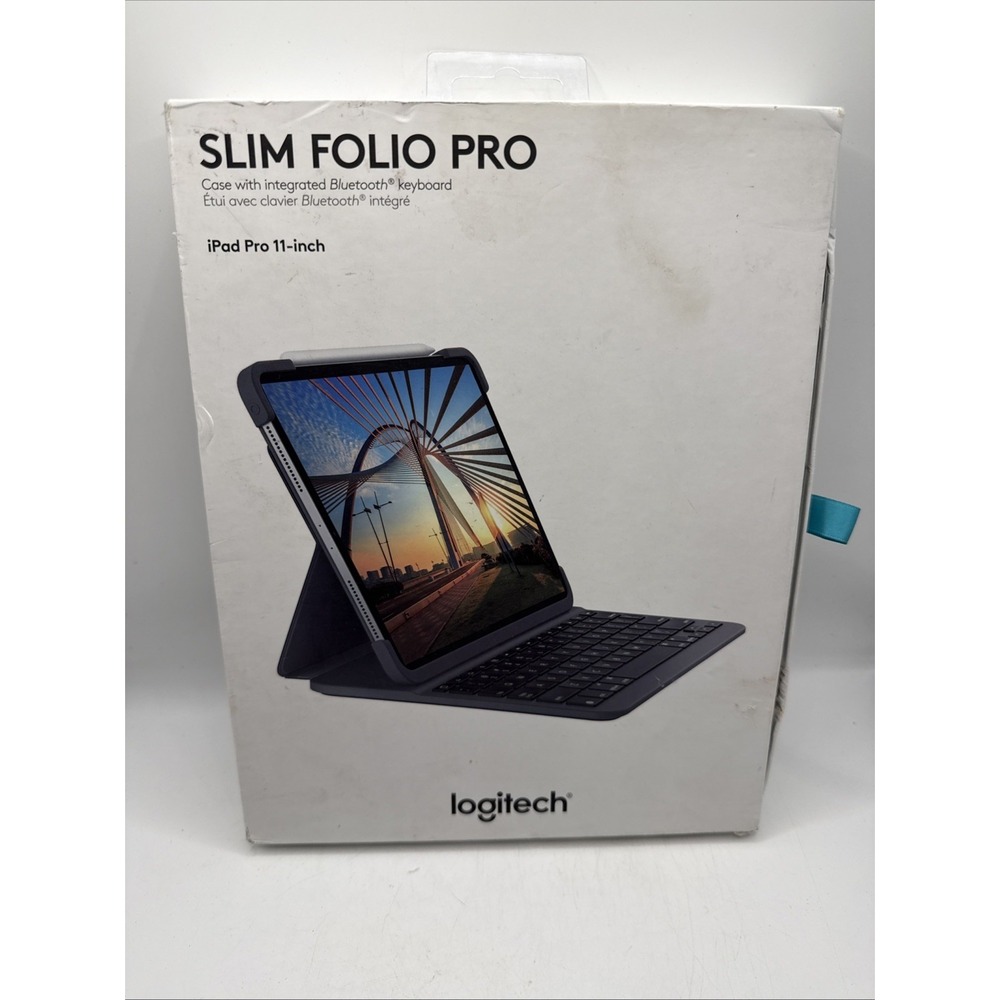 Logitech Slim Folio Pro for iPad Pro 11-inch In Box